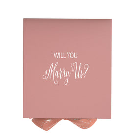 Will You Marry Us?? Proposal Box Pink - No Border