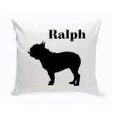 Personalized Throw Pillow - Dog Silhouette - Personalized Dog Gifts