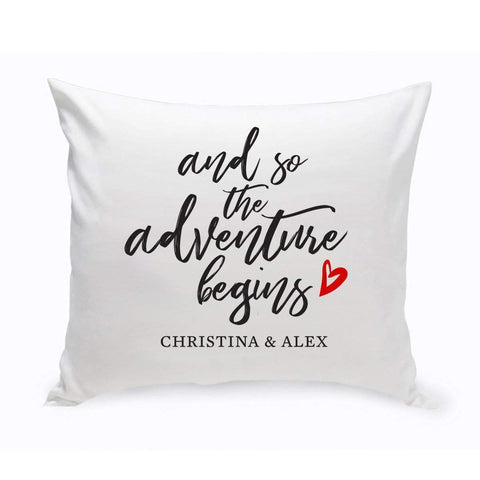 Personalized Adventure Throw Pillow