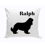 Personalized Throw Pillow - Dog Silhouette - Personalized Dog Gifts