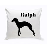 Personalized Throw Pillow - Dog Silhouette - Personalized Dog Gifts