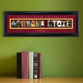 Personalized University Architectural Art - PAC 12 College Art