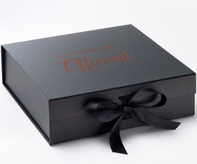 Will You Be our Officiant? Proposal Box black - No Border