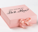 Will You Be My Best man? Proposal Box Pink - No Border