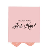 Will You Be My Best man? Proposal Box Pink - No Border