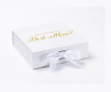 Will You Be My Best man? Proposal Box White - No Border