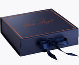 Will You Be My Best man? Proposal Box Navy -  Border