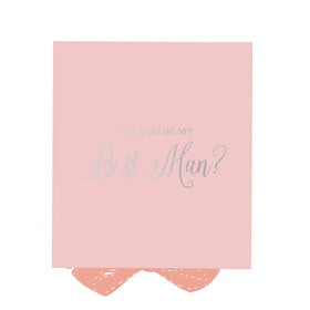 Will You Be My Best man? Proposal Box Pink - No Border