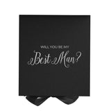 Will You Be My Best man? Proposal Box black - No Border