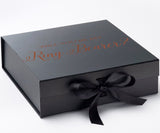 Will You Be My Ring Bearer? Proposal Box black - No Border