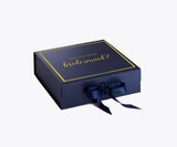 Will You Be My bridesmaid? Proposal Box Navy -  Border