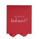 Will You Be My bridesmaid? Proposal Box Red - No Border