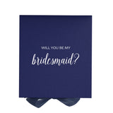 Will You Be My bridesmaid? Proposal Box Navy - No Border