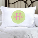 Personalized Felicity Chic Circles Pillow Case