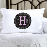 Personalized Felicity Chic Circles Pillow Case