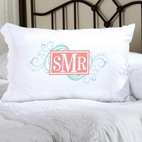 Personalized Felicity Cheerful Monogram Pillow Case