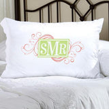 Personalized Felicity Cheerful Monogram Pillow Case