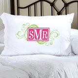 Personalized Felicity Cheerful Monogram Pillow Case