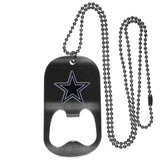 Personalized Bottle Opener - NFL - Necklace - Team Logo