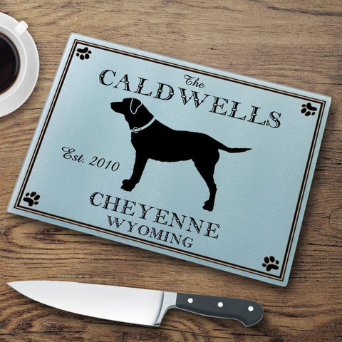 Personalized Cutting Boards - Glass - Cabin Decor - Cabin Series