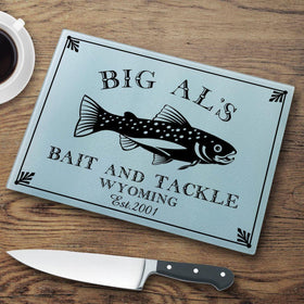 Personalized Cutting Boards - Glass - Cabin Decor - Cabin Series