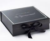 Will You Be My Jr Groomswoman? Proposal Box black -  Border