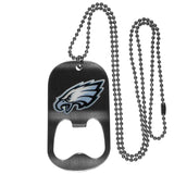 Personalized Bottle Opener - NFL - Necklace - Team Logo