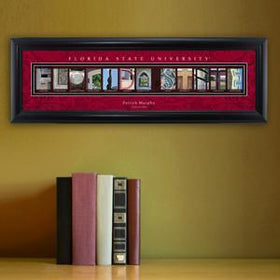 Personalized University Architectural Art - Atlantic Coast Conference College Art