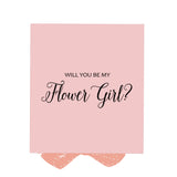 Will You Be My Flower Girl? Proposal Box Pink - No Border