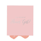 Will You Be My Flower Girl? Proposal Box Pink - No Border