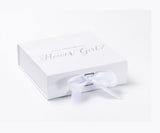 Will You Be My Flower Girl? Proposal Box White - No Border