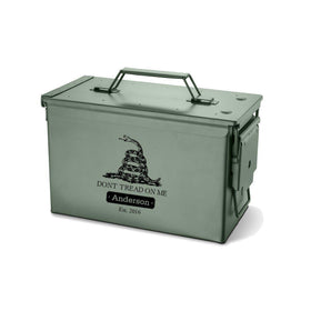 Personalized Ammo Box - Recon - Metal - Multiple Designs