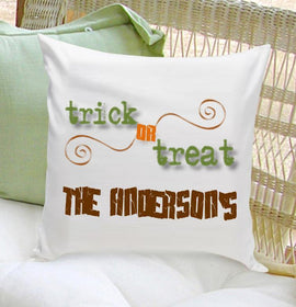 Personalized Halloween Throw Pillows