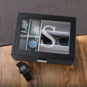 Personalized Watch Box - Sunglasses Box - Combo - Monogram