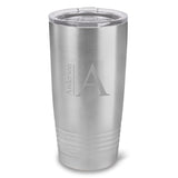 Personalized HÃºsavÃ­k 20 oz. Stainless Silver Double Wall Insulated Tumbler - All