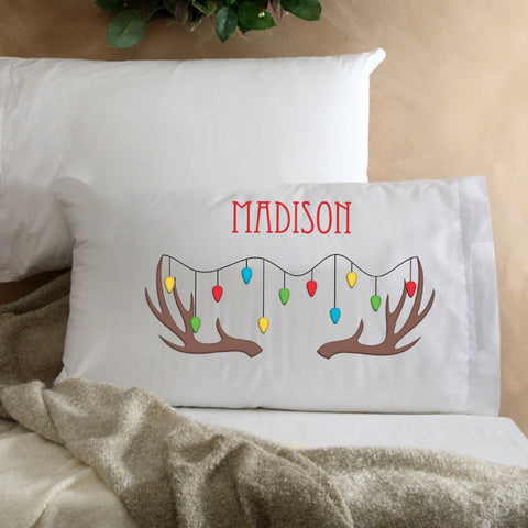 Personalized Kids Christmas Character Pillowcase