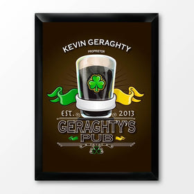 Personalized Irish Bar Signs