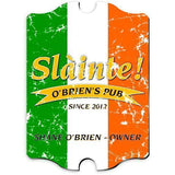 Personalized Irish Themed Vintage Sign