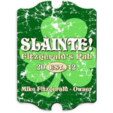 Personalized Irish Themed Vintage Sign