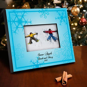 Personalized Le Bleu Snowflake Frame