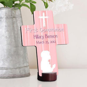 Personalized First Communion Cross for boys and girls