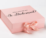 Will You Be My Jr Bridesmaid? Proposal Box Pink - No Border