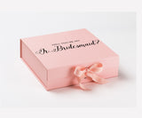 Will You Be My Jr Bridesmaid? Proposal Box Pink - No Border