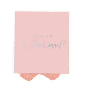 Will You Be My Jr Bridesmaid? Proposal Box Pink - No Border