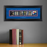 Personalized University Architectural Art - Big 12 Schools College Art