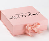 Will You Be My maid of honor? Proposal Box Pink - No Border