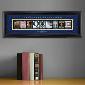 Personalized University Architectural Art - Big East College Art