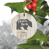 Personalized Family Ornament - Christmas - Bear Family