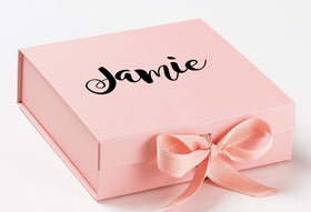 Personalized Gift box with Name on outside.-Sensual Baskets | Romance Baskets With Benefits