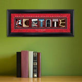 Personalized University Architectural Art - Atlantic Coast Conference College Art